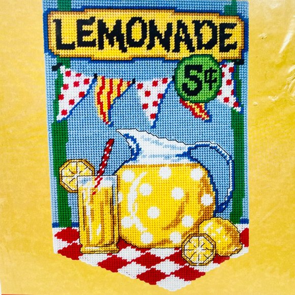 Craftwyas August Banner Plastic Canvas Kit - New/Sealed (2013) - Picture 7 of 7